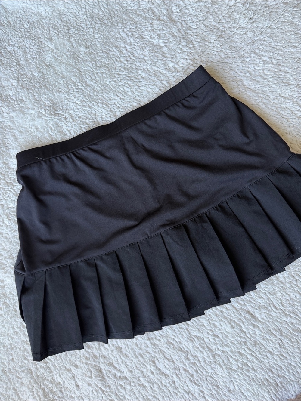 FILA Black Pleated Tennis Skort with Logo - Picture 4 of 4